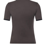 T-shirt in cotone con logo 125JTS017JS0203 B212 COURREGES 