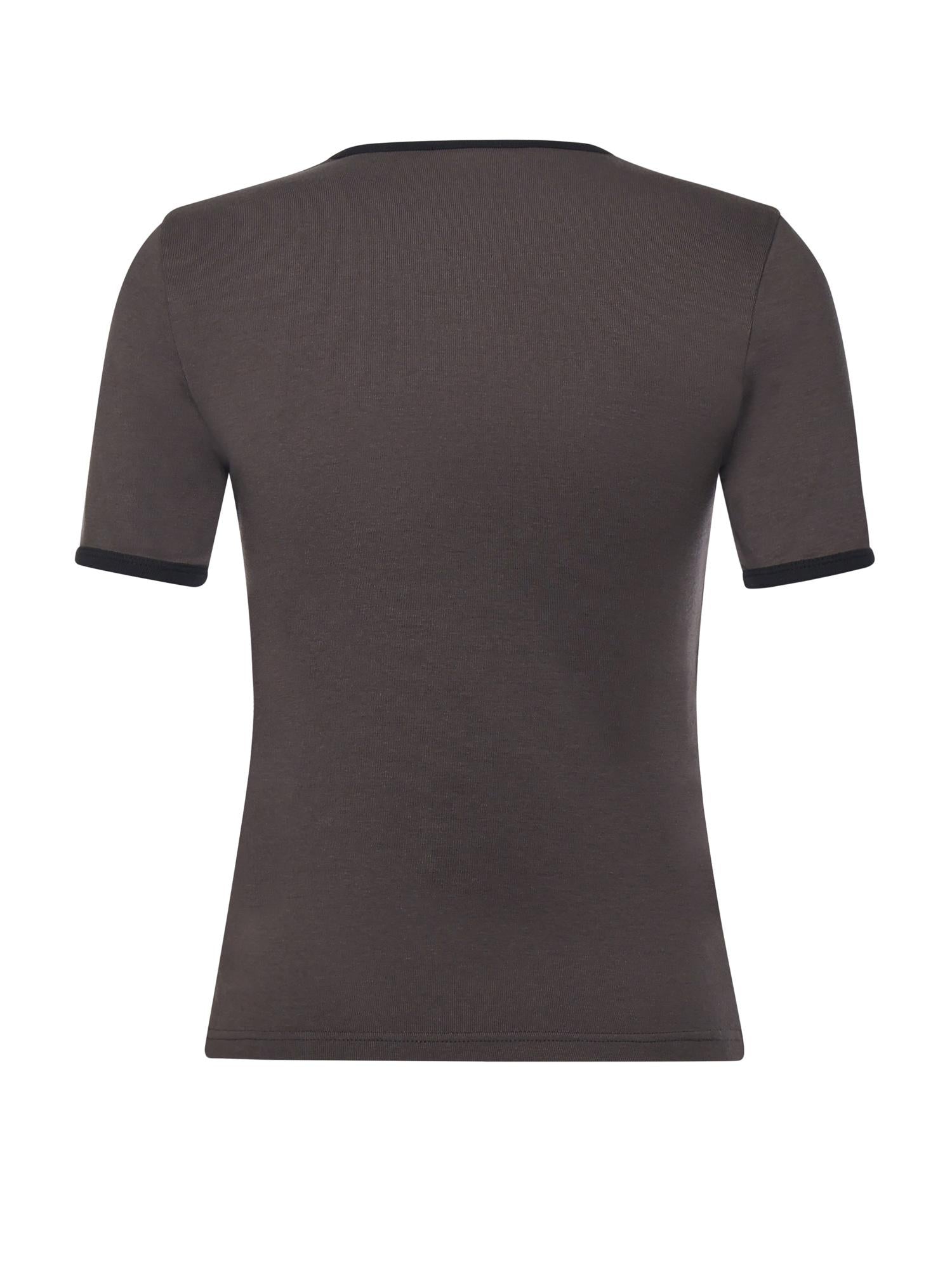 T-shirt in cotone con logo 125JTS017JS0203 B212 COURREGES 