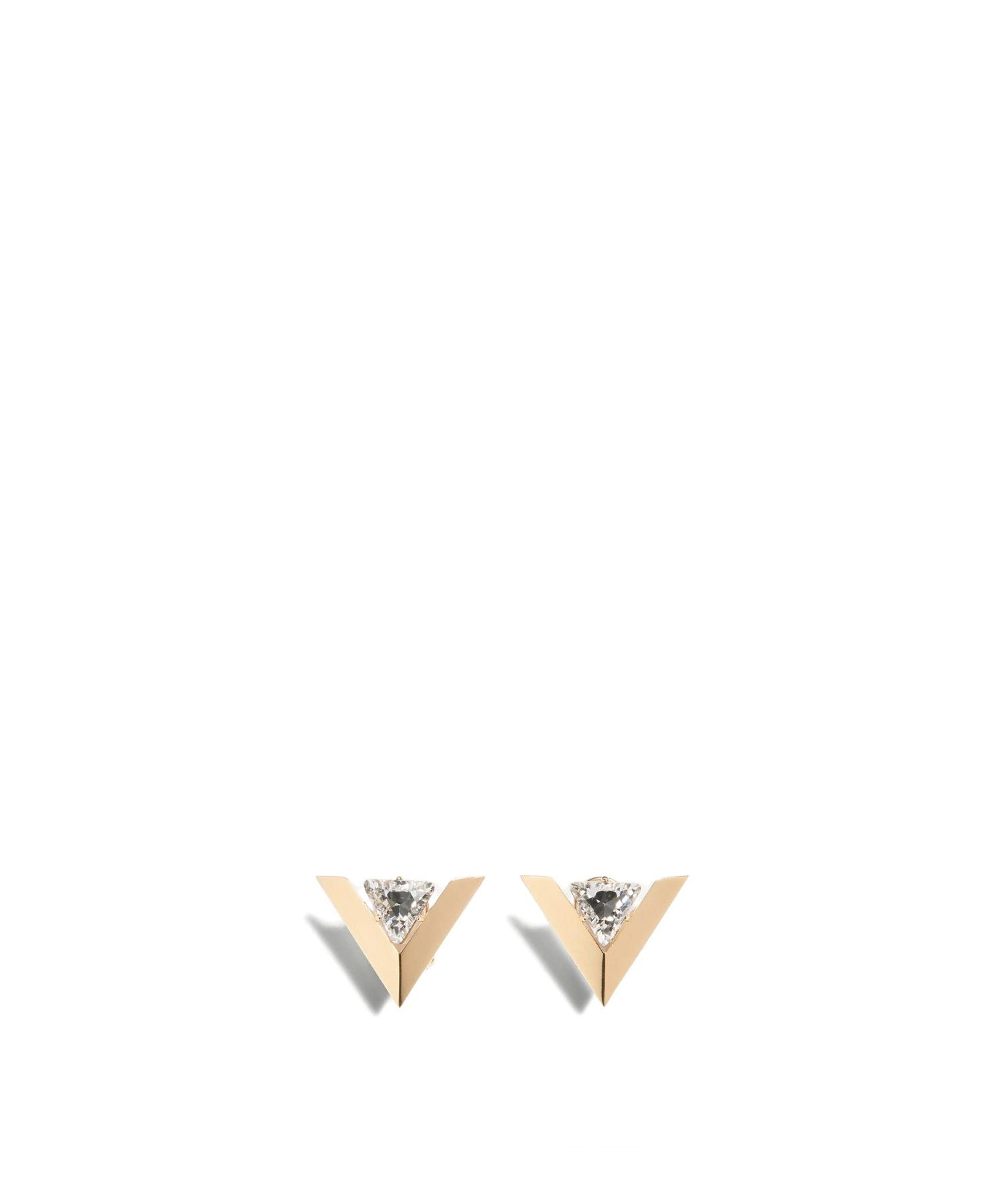 Orecchini Je Les V in metallo e cristalli<BR/><BR/> 7W0J0AX6 YCW9MN VALENTINO GARAVANI 