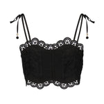 Top Rhiannon con ricamo 4245TSS251 BLK ZIMMERMANN 