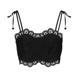 Top Rhiannon con ricamo 4245TSS251 BLK ZIMMERMANN 