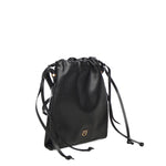 Borsa a spalla Mini Slouchy Bag in pelle con logo 105362 A0QOZ99Q PINKO 