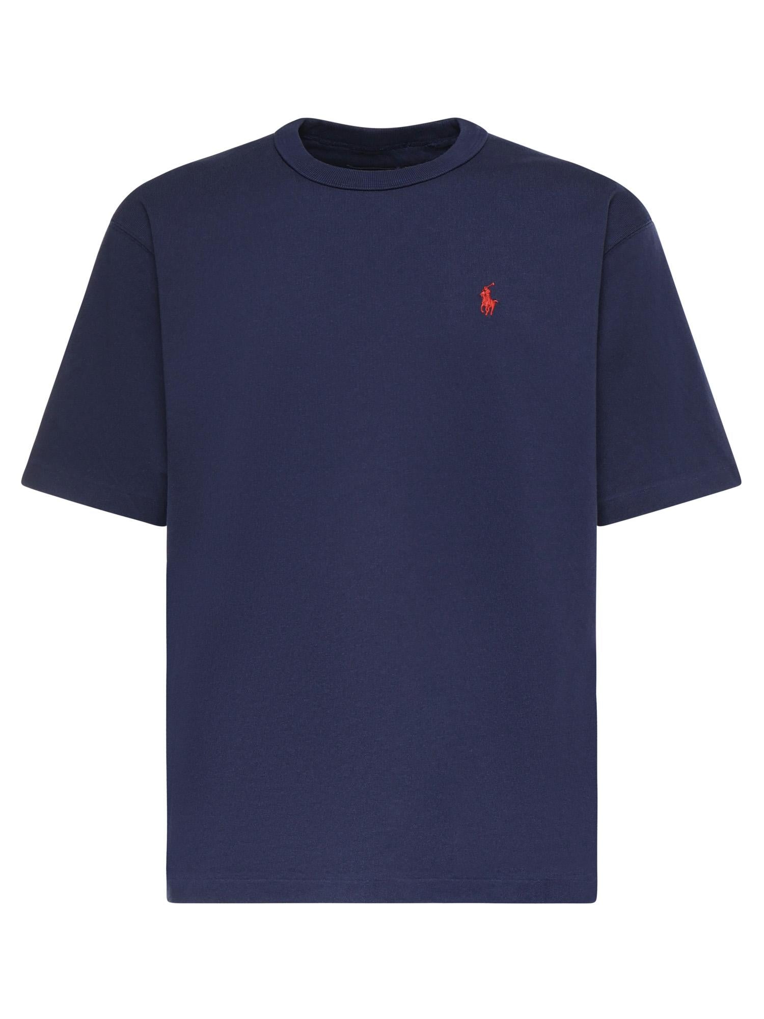 T-shirt in cotone con logo 710A12979 003 POLO RALPH LAUREN 