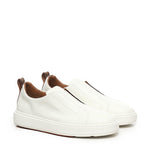 Sneakers Victory in pelle bottolata MBCD21995BART LLDI50WHITE SANTONI 