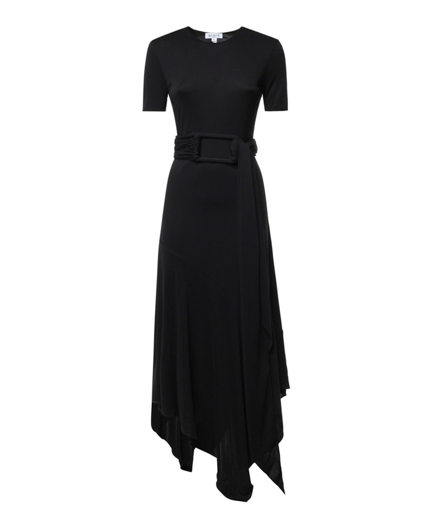 Abito in jersey con cintura AA9R3137J090D 995 ALAIA 