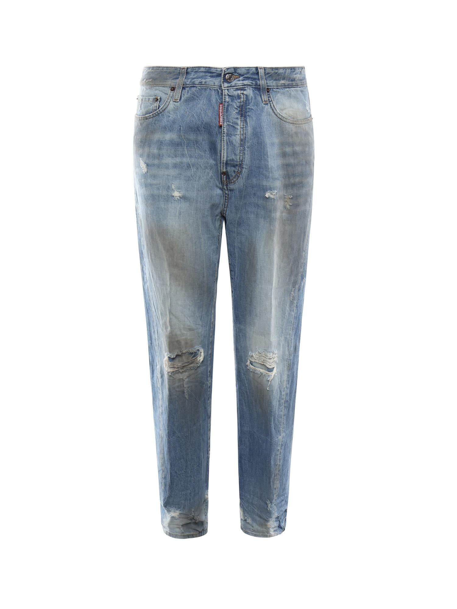 Jeans in denim di cotone S74LB1919 D30011470 DSQUARED2 