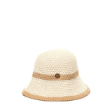 Cappello Angelica<BR/><BR/> 73CA90801 ANGELICANATURALE/CUOIO V° 73 