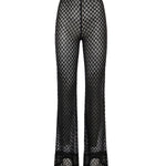 Pantaloni flare in viscosa lamé lavorazione raschel MC25SI00 BR014RS91RE MISSONI 