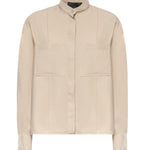 Camicia in gabardina di viscosa DC493 IF0049DXXX010 DONDUP 