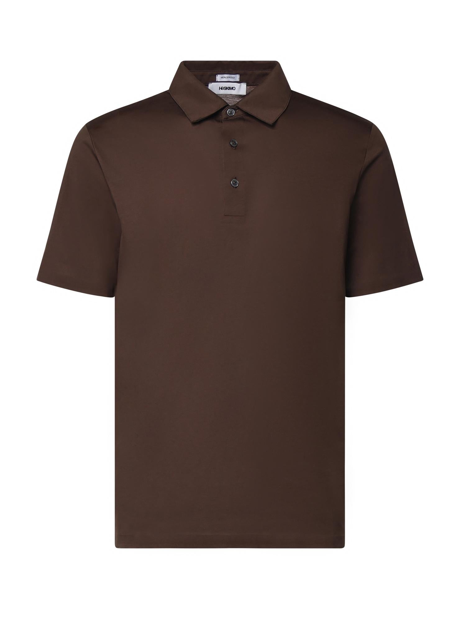 Polo in cotone HE1410008 MORO HESKIMO 