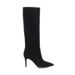 Stivali in camoscio G80626 85RICC45NERO GIANVITO ROSSI 