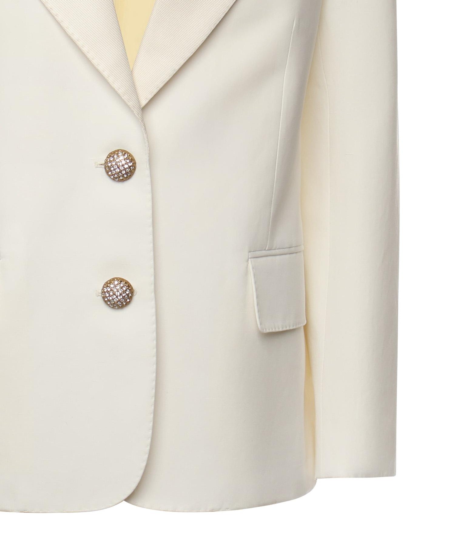Blazer monopetto in cotone e lino 7B3CE465 8T1A03 VALENTINO GARAVANI 