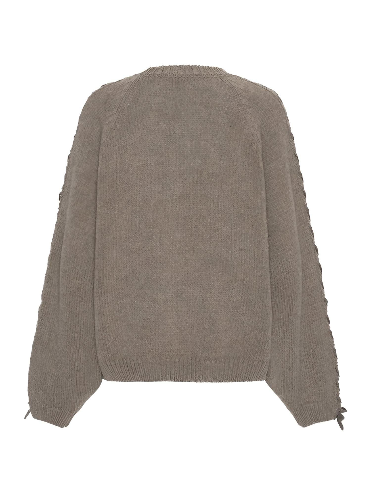 Maglione in maglia con lacci 114741 1078 ROTATE 