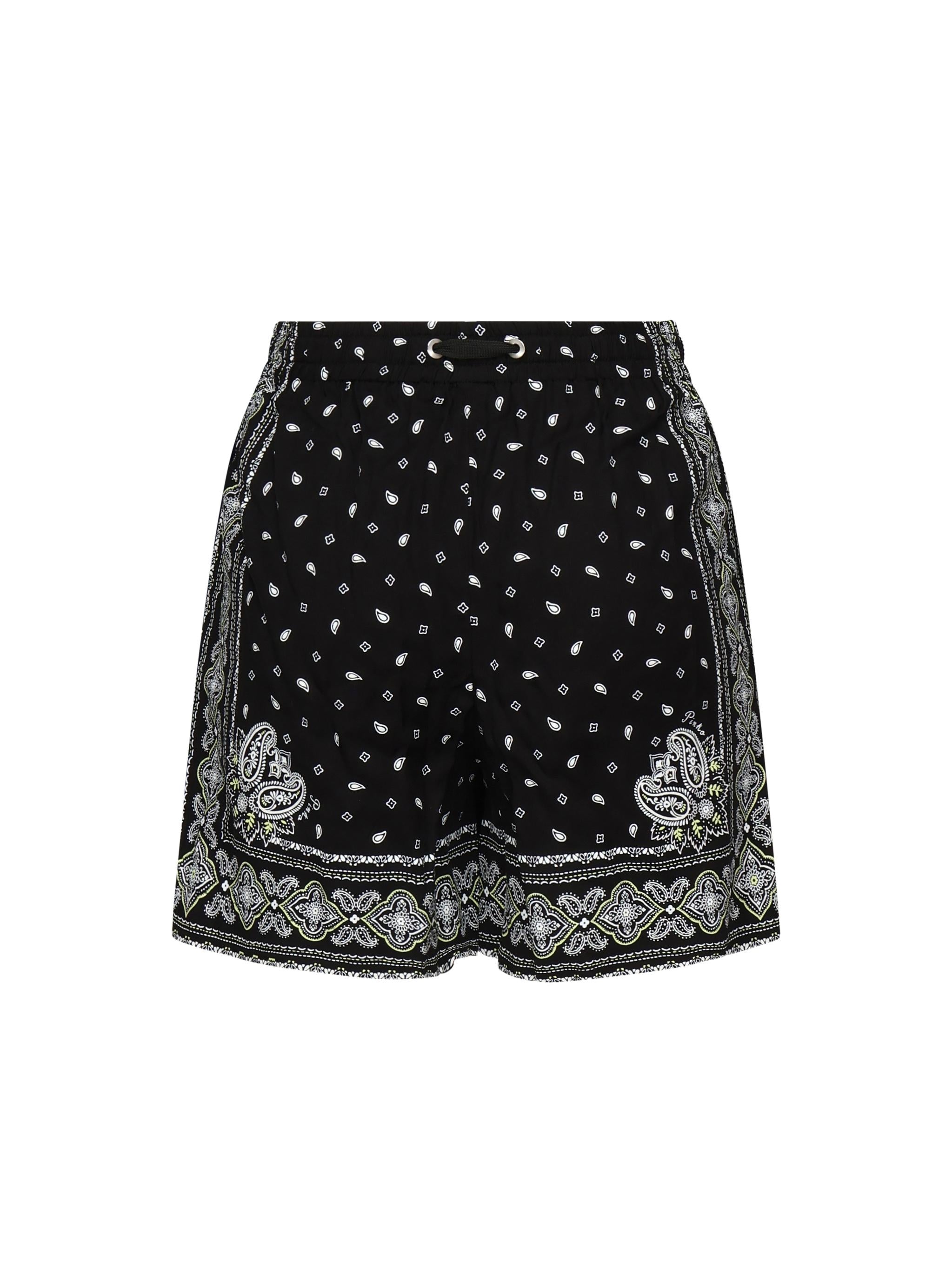 Pantaloncini corti stampa bandana 104792 A2FLZ1T PINKO 
