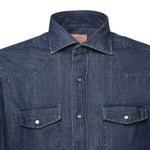 Camicia in denim di cotone 13050 1 BORRIELLO NAPOLI 