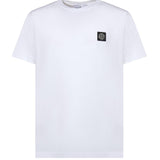 T-shirt con patch Compass in jersey di cotone L1S152100027 S0013V0001 STONE ISLAND 
