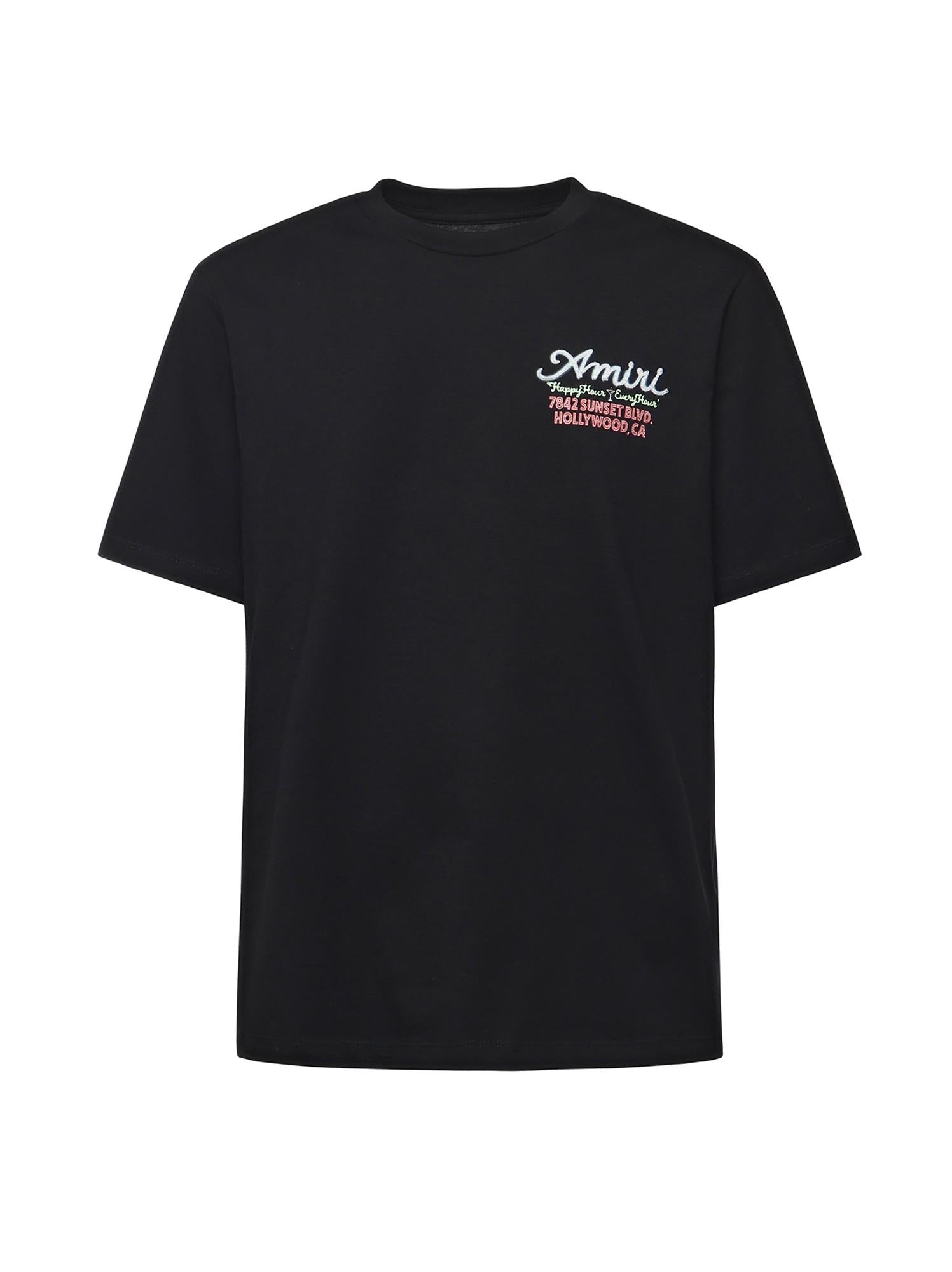 Neon Lights t-shirt in cotone AMJYTE1244 001 AMIRI 