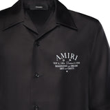 Camicia bowling con logo AMSTBW1018 001 AMIRI 
