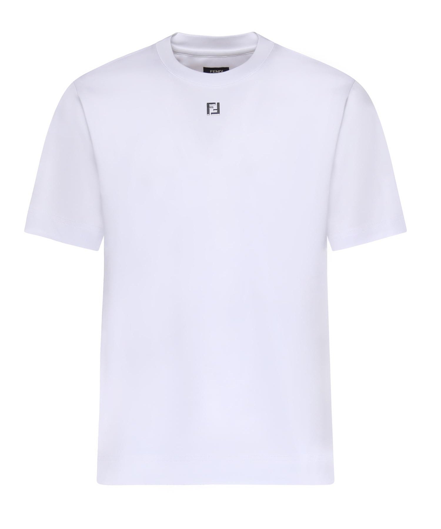 T-shirt in cotone con logo FY0936 ARYYF0QA0 FENDI 