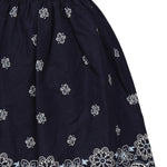 Gonna in popeline fiammato con stampa<BR/> MG2425 17X0F022X MIU MIU 