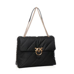 Borsa grande trapuntata Love Bag tessuto riciclato 103347 A05FZ99Q PINKO 