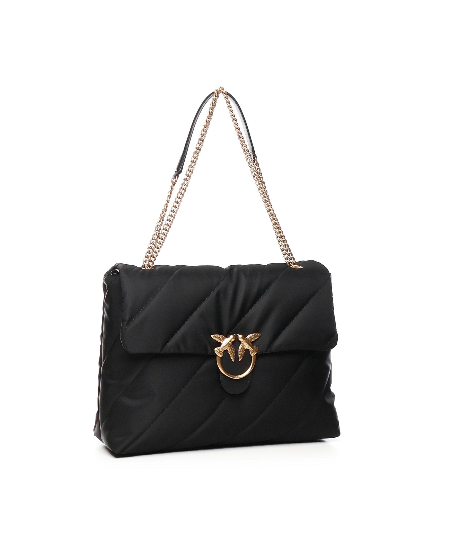 Borsa grande trapuntata Love Bag tessuto riciclato 103347 A05FZ99Q PINKO 