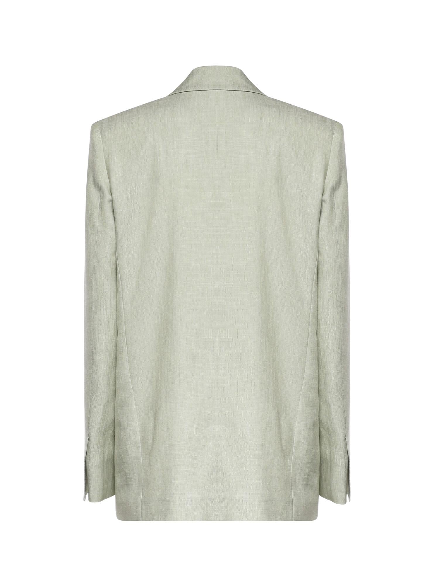 Giacca monopetto effetto rustico 106529 A2W6S79 PINKO 