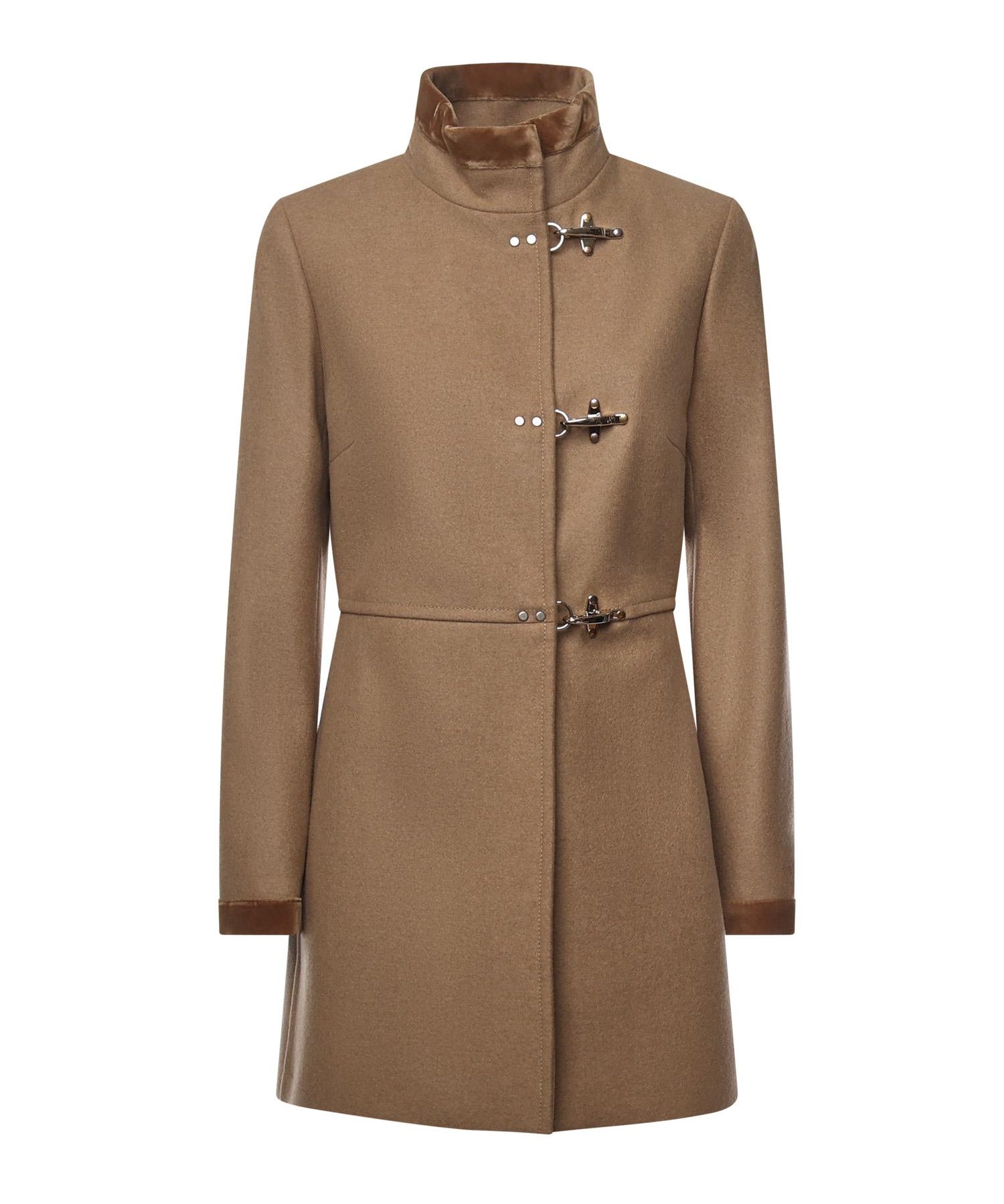 Cappotto Virginia in panno di lana mélange NAW50514000XMY C813 FAY 