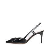 Décolleté slingback VLogo Signature in vernice 7W2S0R01 TMK0NO VALENTINO GARAVANI 