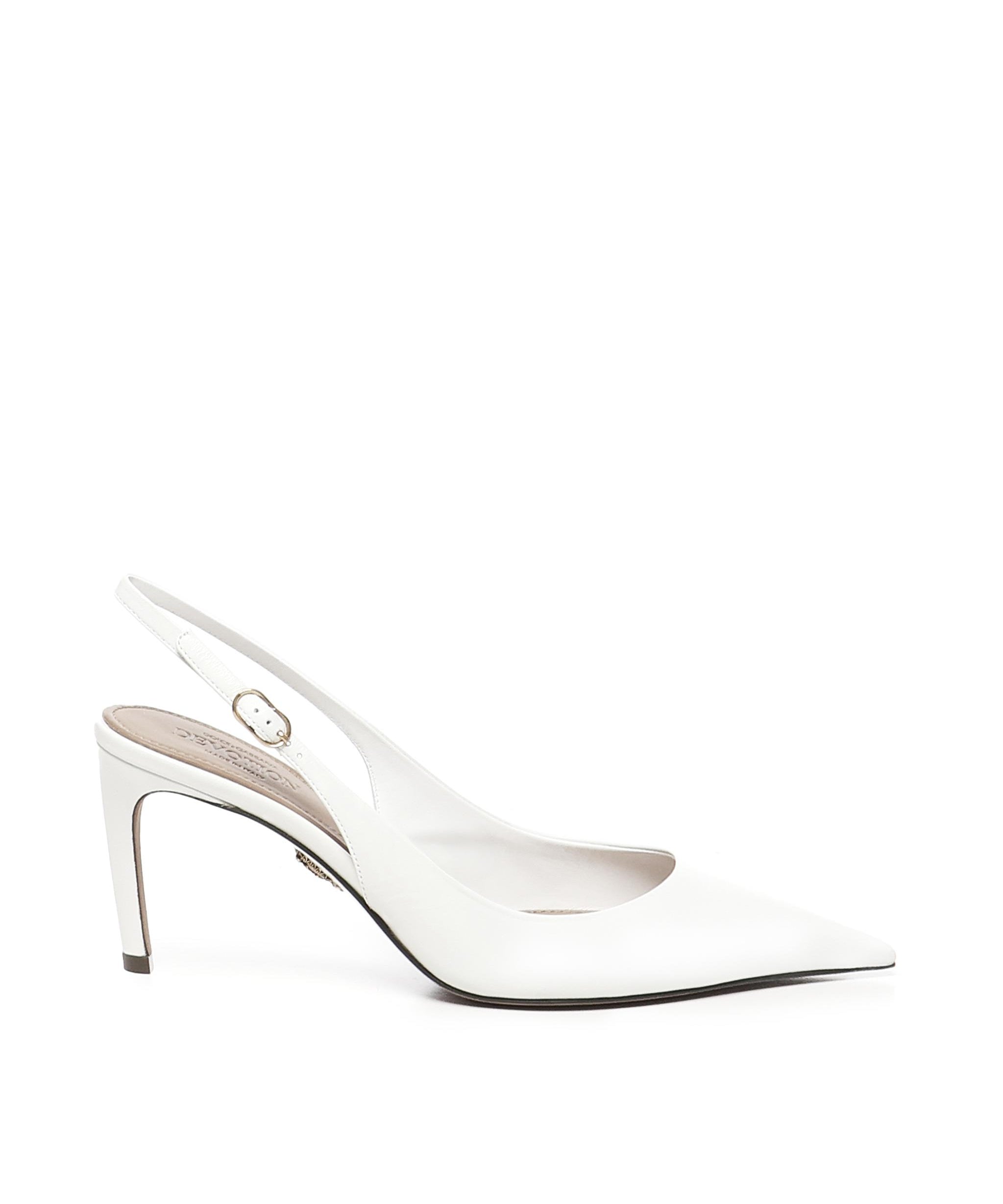 Slingback in pelle di capretto lucido CG0854 A573880002 DOLCE & GABBANA 