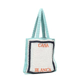 Tote bag Atlantis in crochet AS25BAG132 01 CASABLANCA 