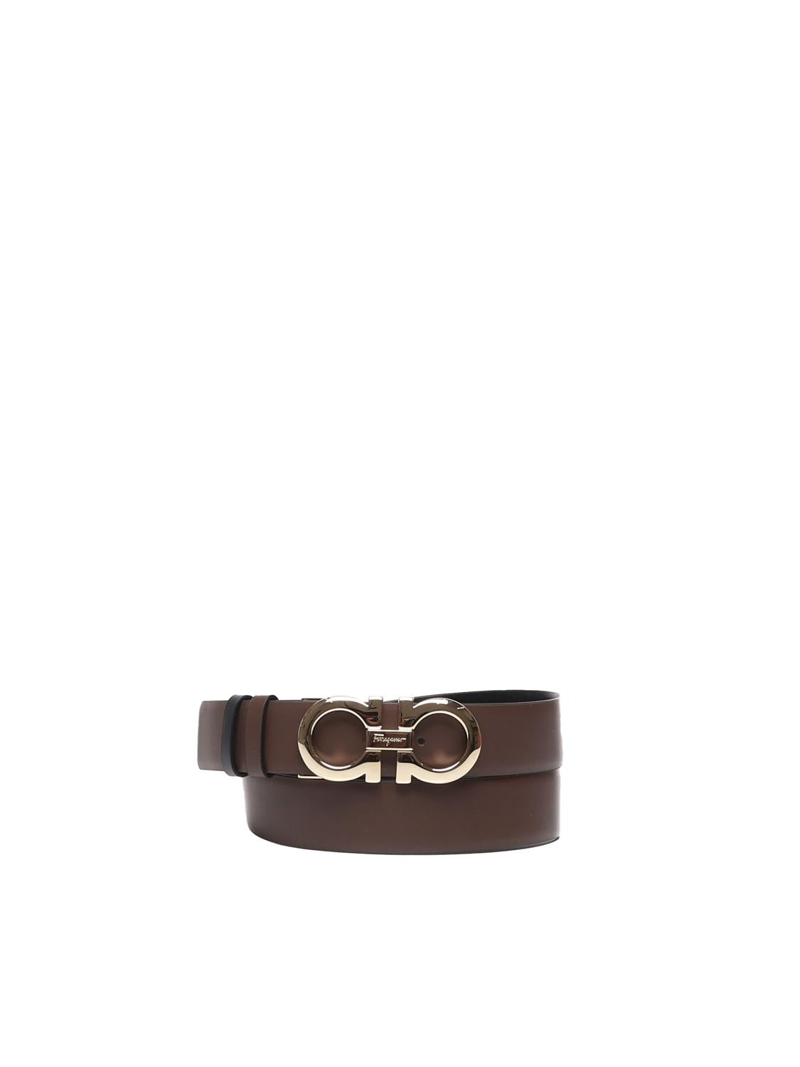 Cintura in pelle Gancini 23A564 764023727 FERRAGAMO 