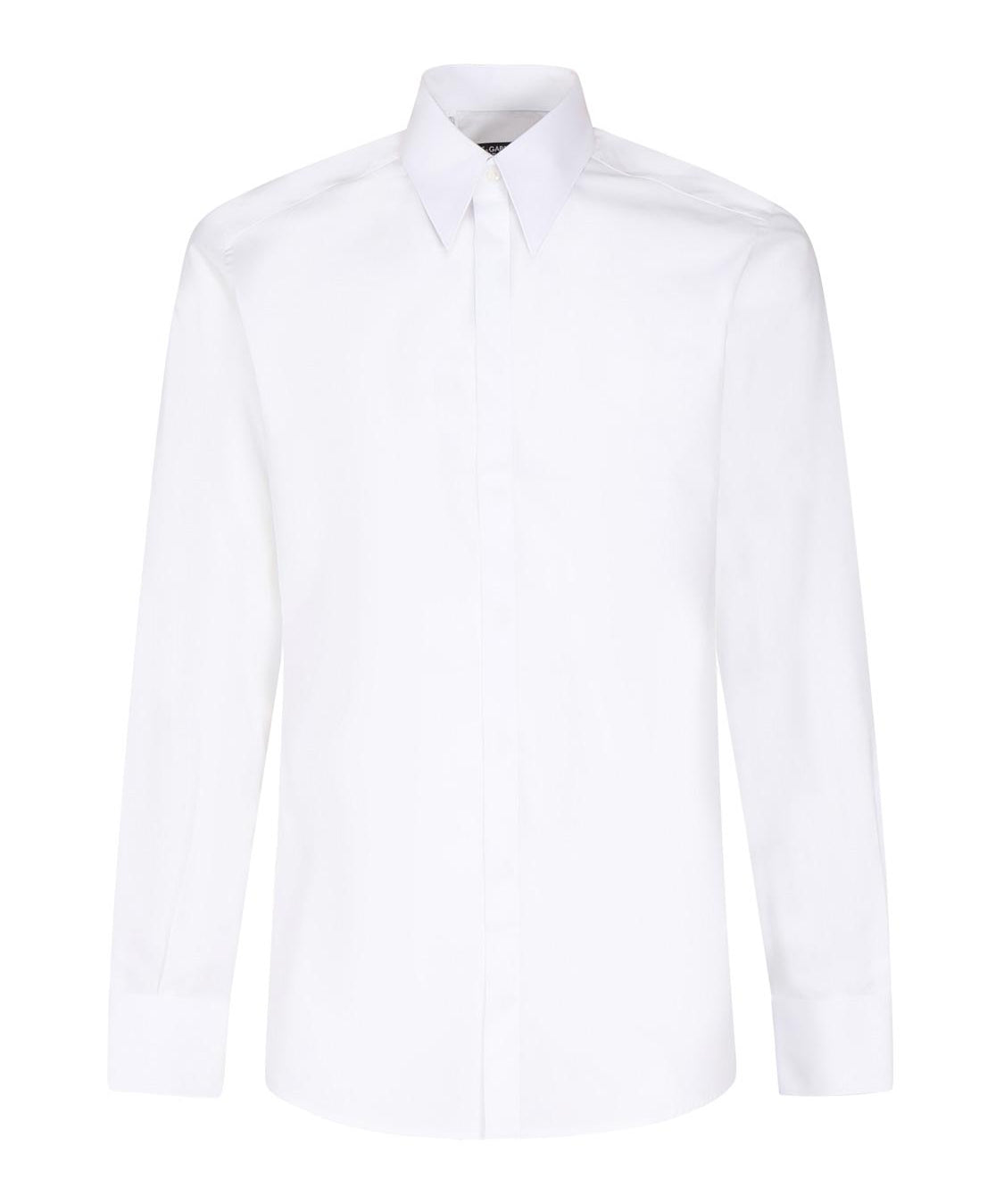 Camicia in cotone vestibilità Martini<BR/> G5JL8T GG865W0800 DOLCE & GABBANA 