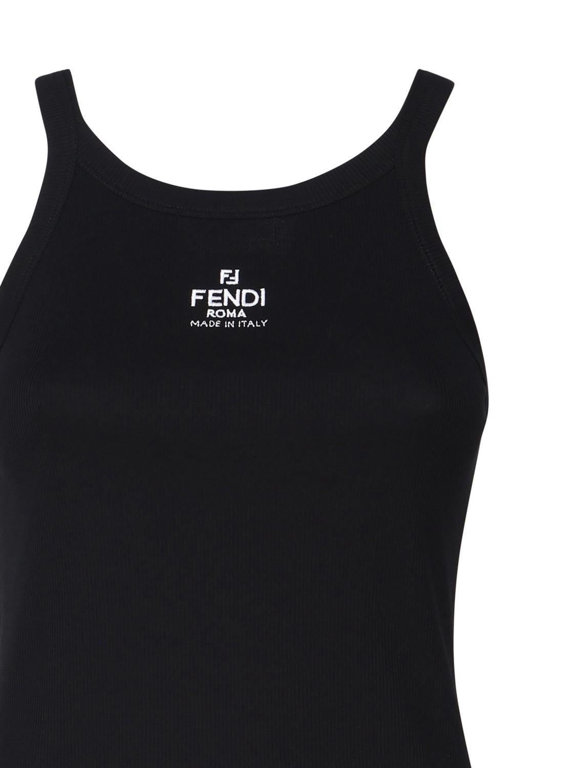 Top a costine in cotone FS7966 ANQMF0GME FENDI 