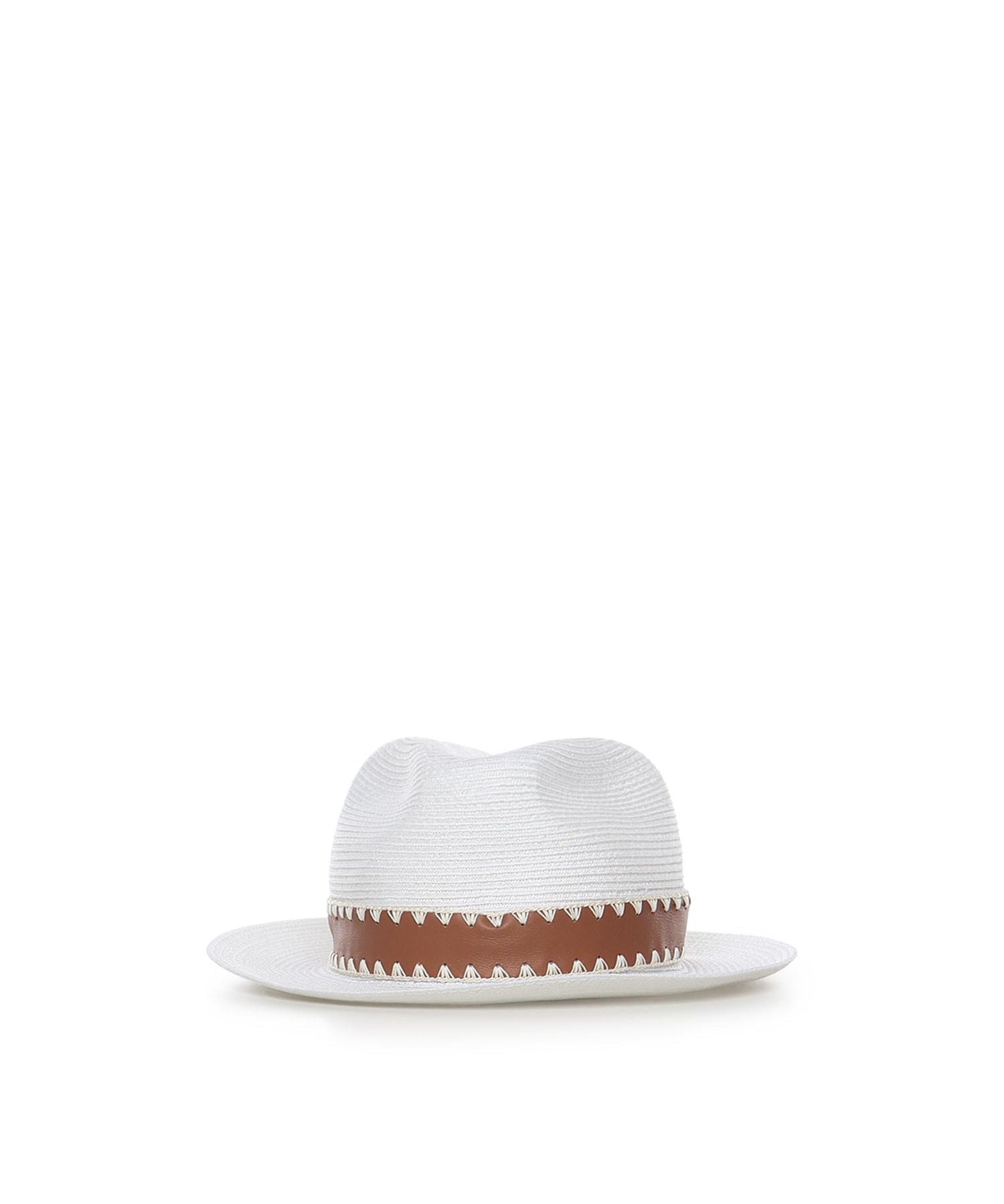 Cappello in abaca M77CPLM12TES0M118 01 ELEVENTY 