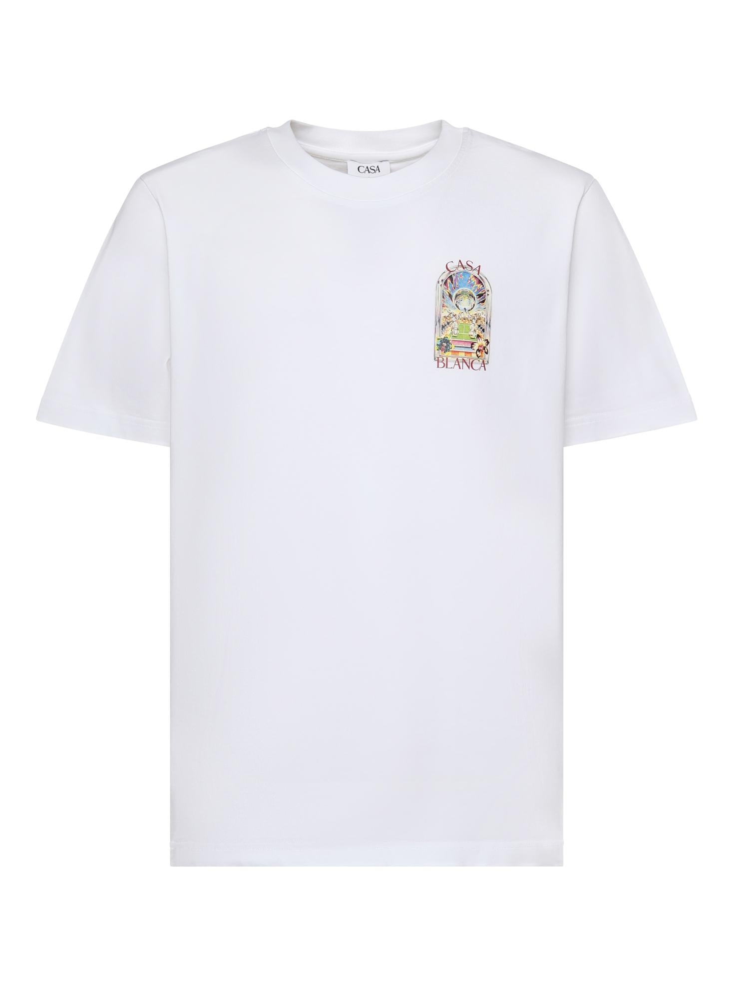 T-shirt in cotone con logo MSS26JTS001 15 CASABLANCA 