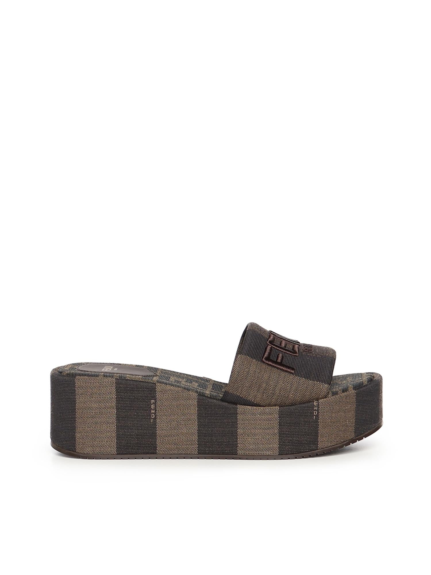 Flatform Fendi Sunshine in tessuto 8R8515 AORHF1P95 FENDI 