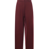 Pantalone palazzo in misto viscosa DP9926 ROUGE NOIRE OTTOD'AME 