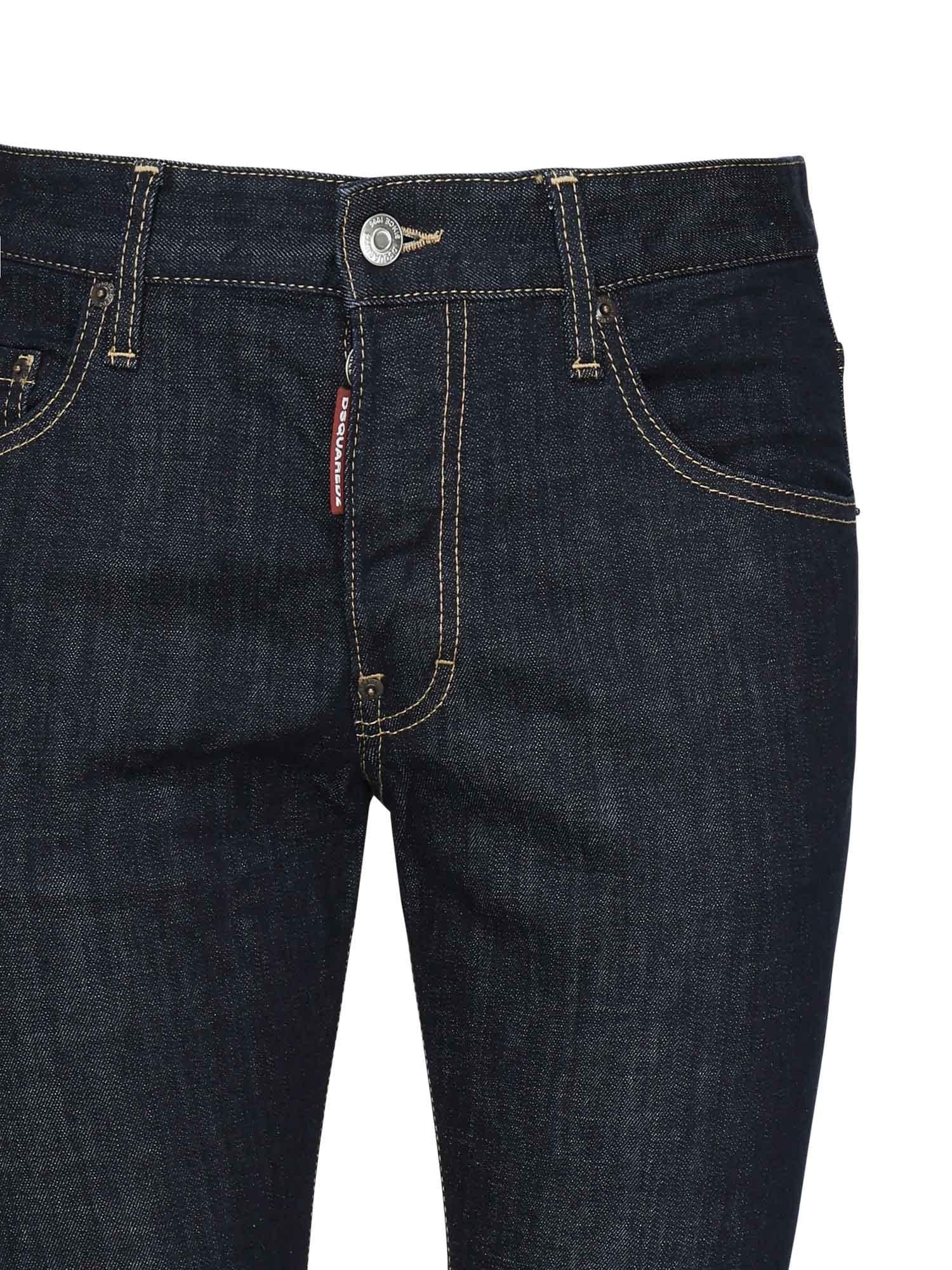 Jeans Skater in denim di cotone S74LB1425 S30664470 DSQUARED2 