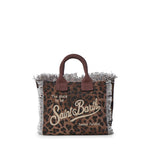 Borsa Vanity mini in canvas leopardato VAMI001 00190L MC2 SAINT BARTH 