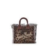 Borsa Vanity mini in canvas leopardato VAMI001 00190L MC2 SAINT BARTH 