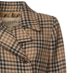 Cappotto lungo in lana Pied-de-Poule 7B0CA7Z0 9RAZ5F VALENTINO GARAVANI 