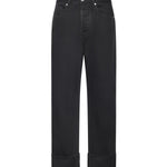 Jeans con risvolto in denim 861563 V69O01000 BOTTEGA VENETA 