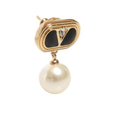 Orecchini Ovalette con smato, cristalli e perle 6W2J0X91 NBSRFR VALENTINO GARAVANI 