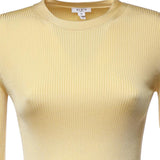 Top in maglia a coste in seta AA9H1460K232C 239 ALAIA 