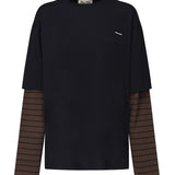 T-shirt con logo in jersey<BR/> MJL128 17ORF057W MIU MIU 