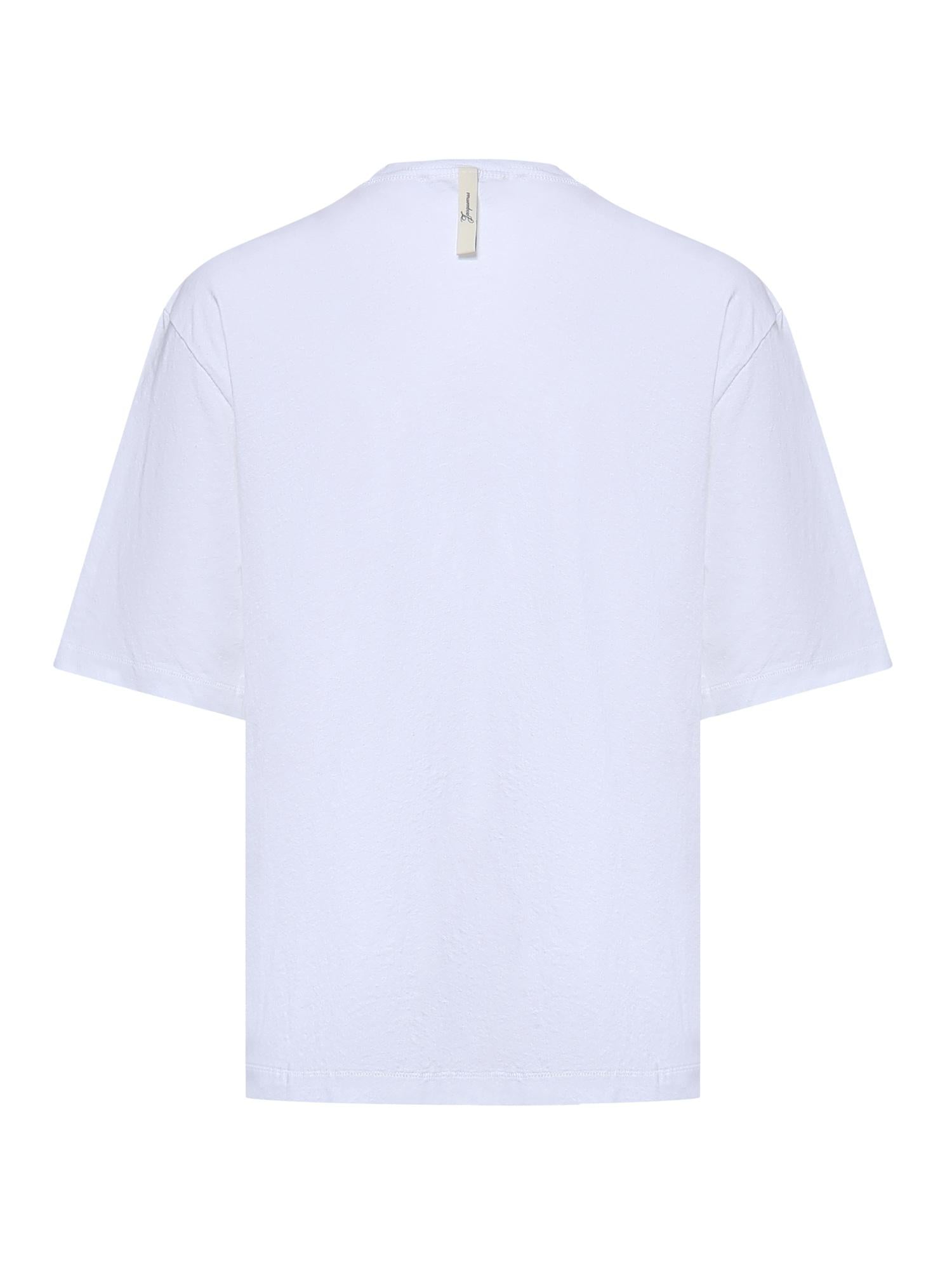 T-shirt Jacquemus con logo TSW00596AJ00289 100 JACQUEMUS 