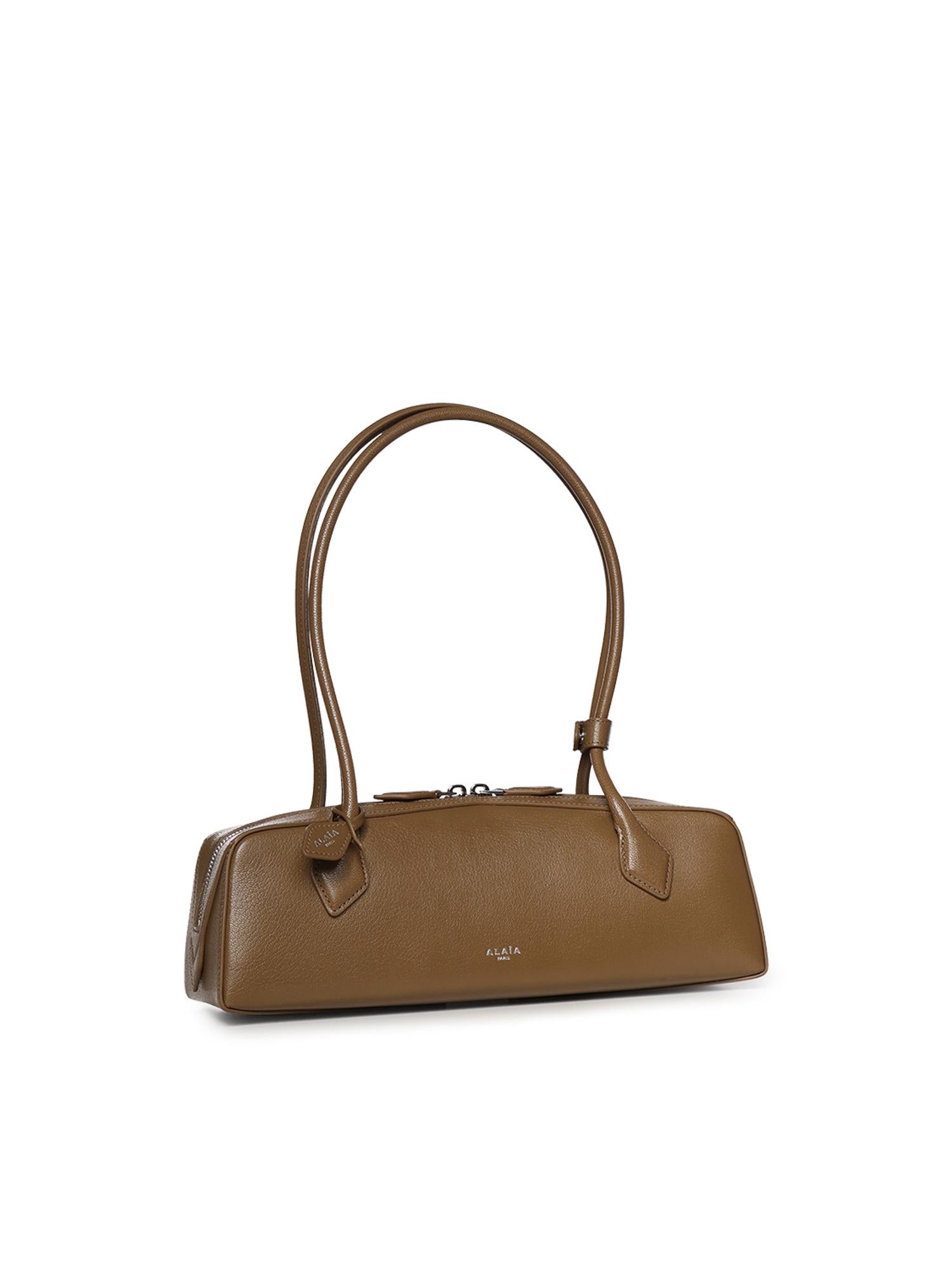 Borsa a spalla Le Teckel medium in pelle AA1S06033CA212 A47 ALAIA 