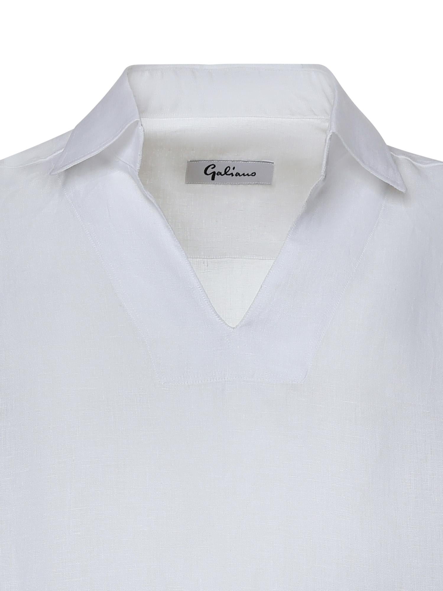 Polo Atlantis in lino ATLANTIS BIANCO GALIANO 