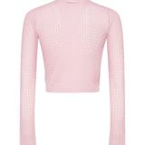 Cardigan Baitou punzonato 104640 A2EBP31 PINKO 